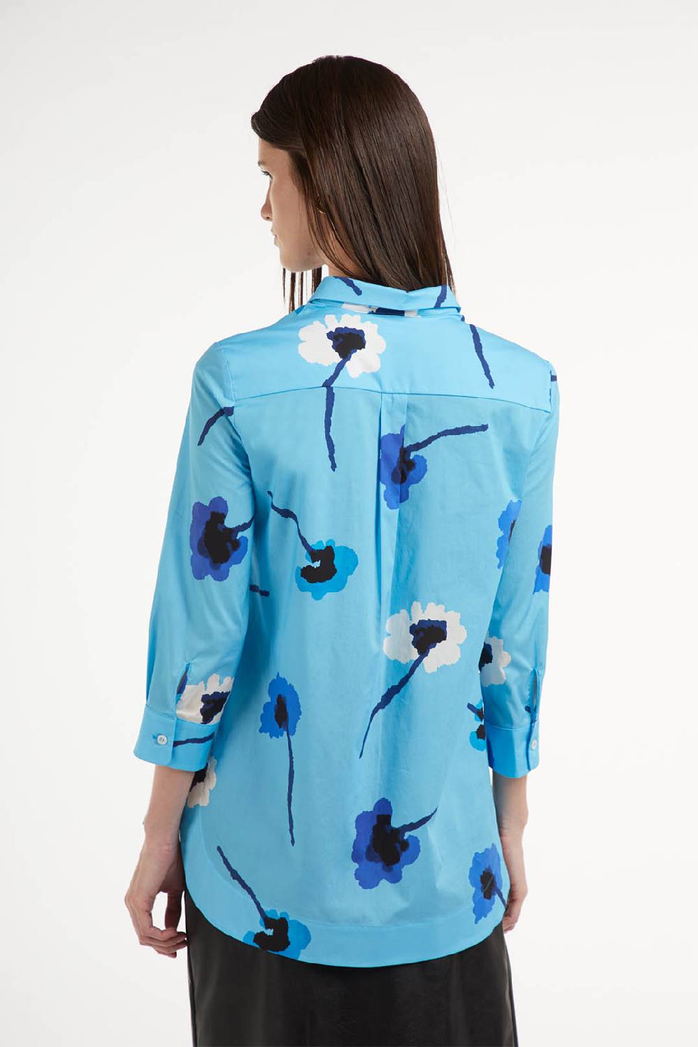 Piazza Sempione Camicia a tunica con stampa fiori Promozione