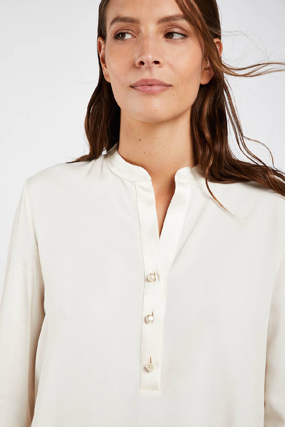 Piazza Sempione Camicia in cady enver satin Outlet