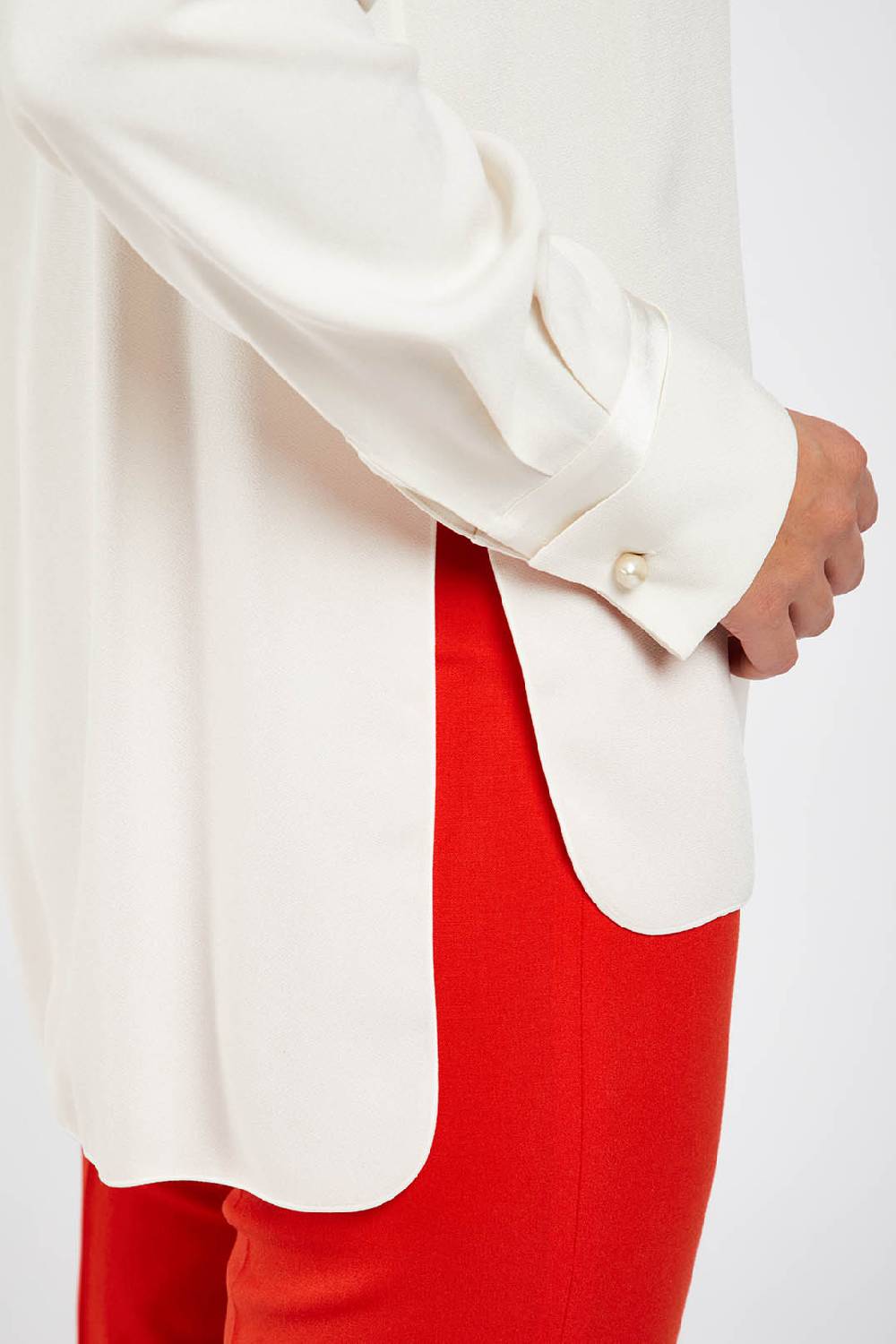 Piazza Sempione Camicia in cady enver satin Outlet