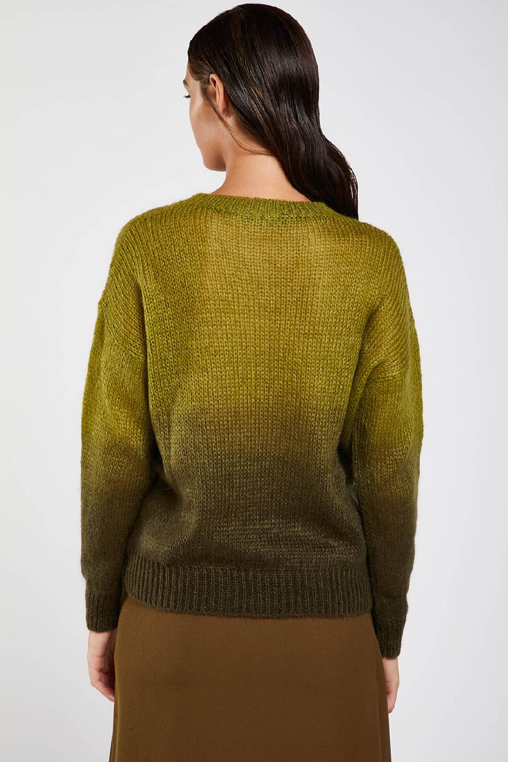 Piazza Sempione Maglia girocollo con righe sfumate Saldi Di Fabbrica