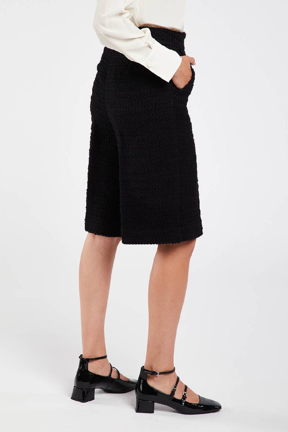 Piazza Sempione Bermuda in tweed tonale Online