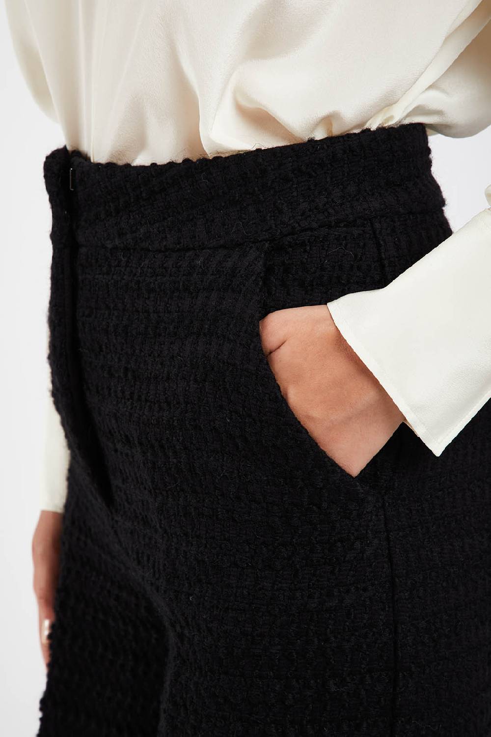 Piazza Sempione Bermuda in tweed tonale Online