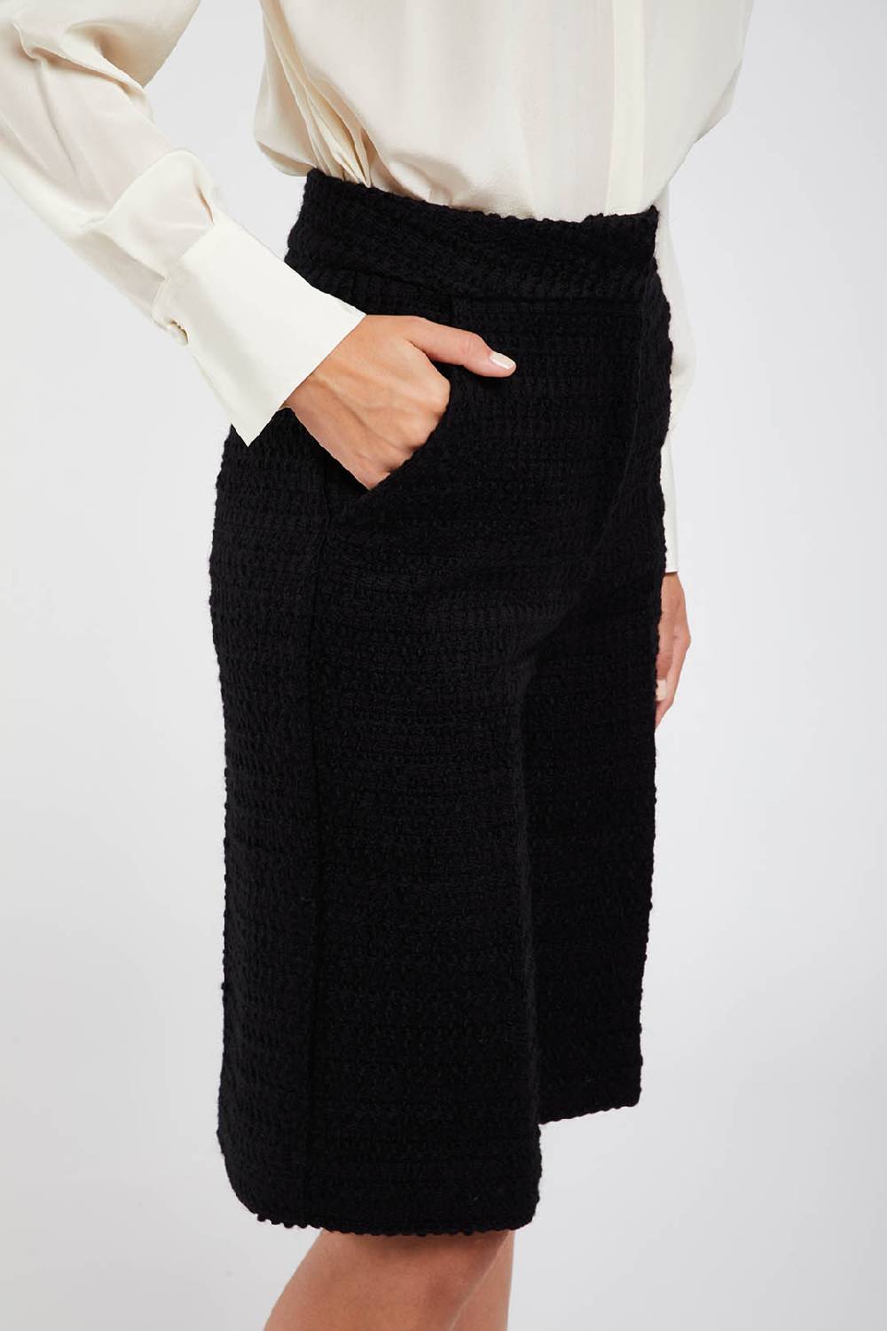 Piazza Sempione Bermuda in tweed tonale Online