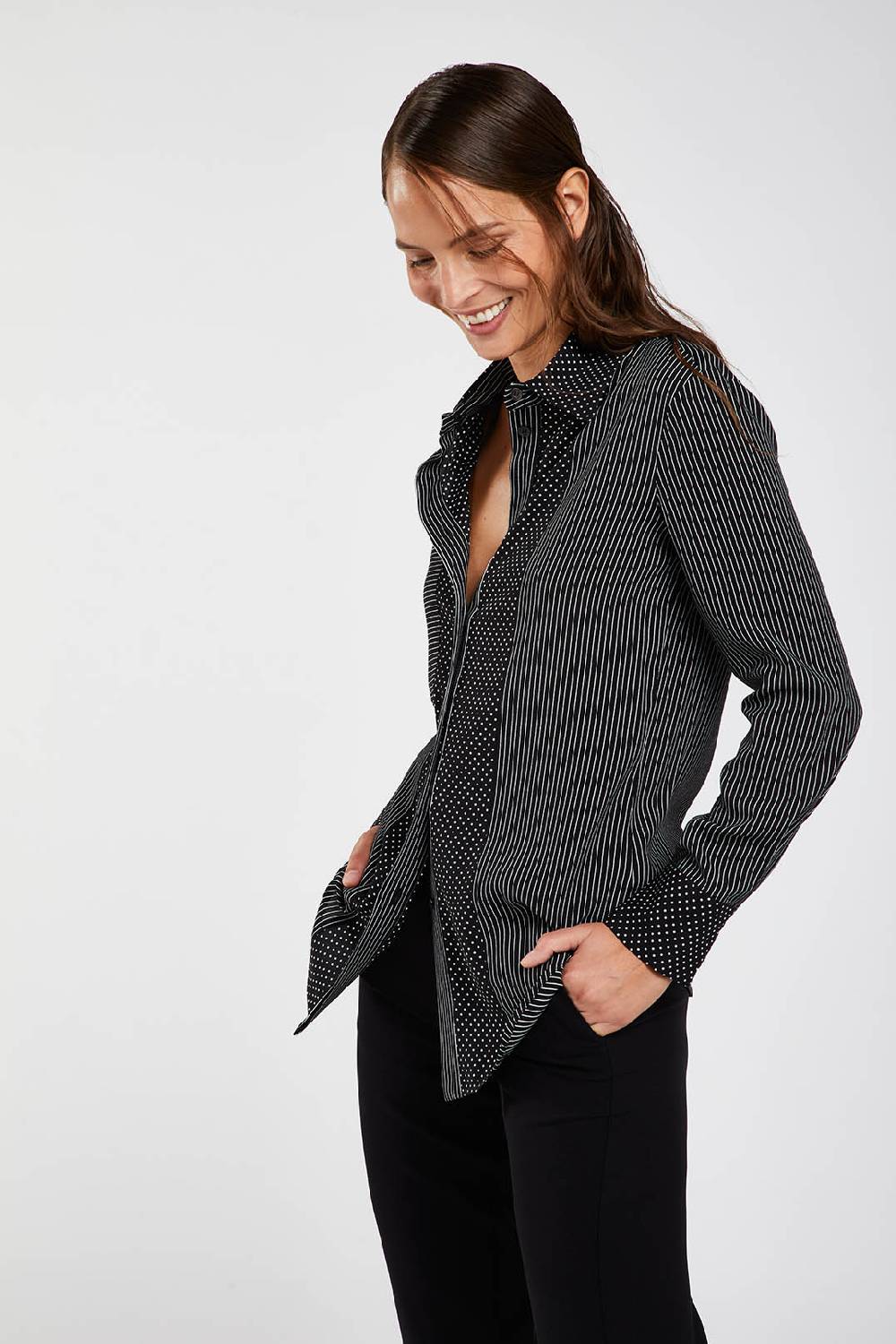 Piazza Sempione Camicia con microfantasia Qualità