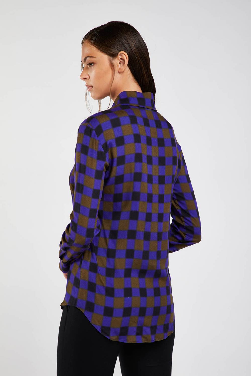 Piazza Sempione Camicia con stampa sfumata damier Vendita