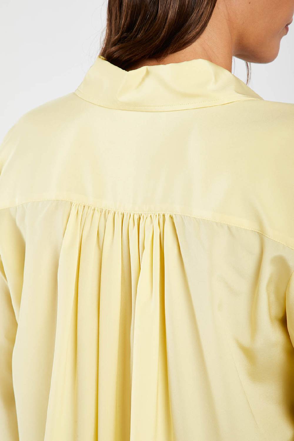 Piazza Sempione Camicia in crepe de chine di seta Consegna Veloce