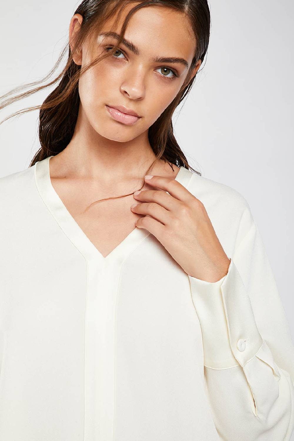 Piazza Sempione Camicia in cady enver satin Promozione Limitata