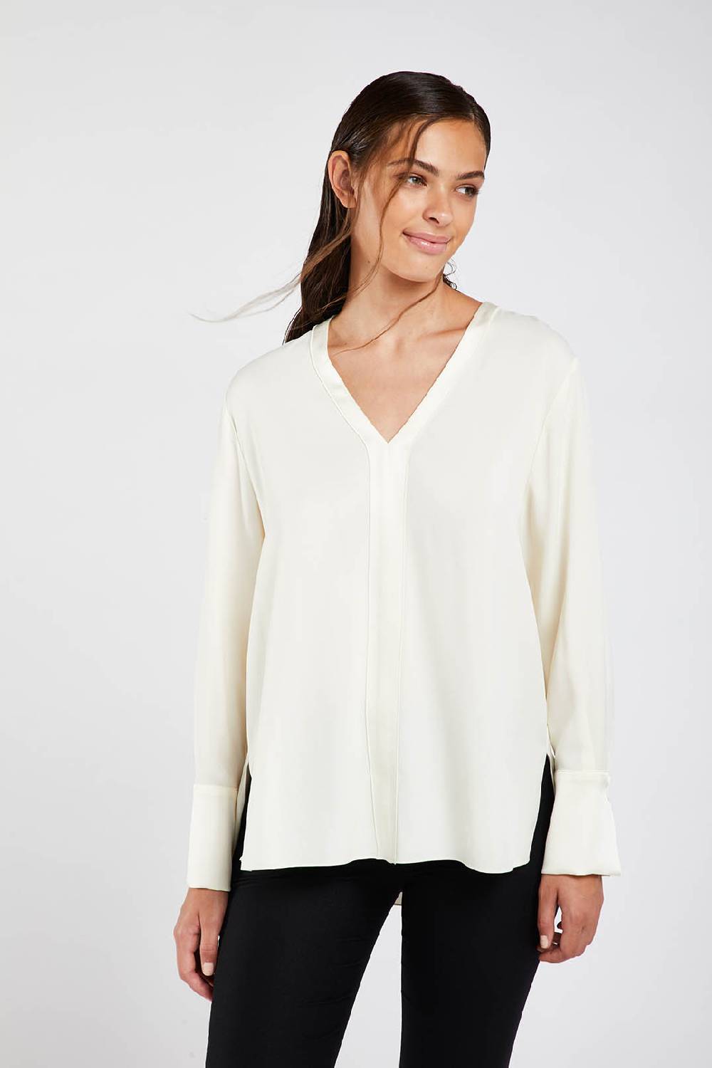 Piazza Sempione Camicia in cady enver satin Promozione Limitata
