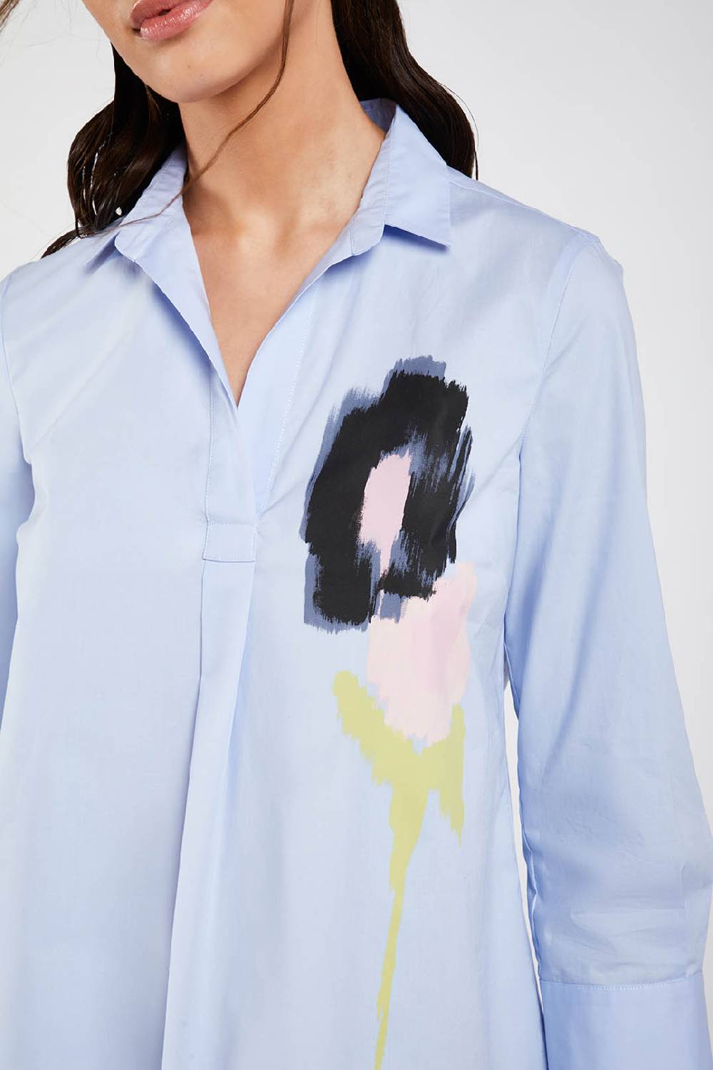Piazza Sempione Camicia con fiore stampato Fino Al -60%