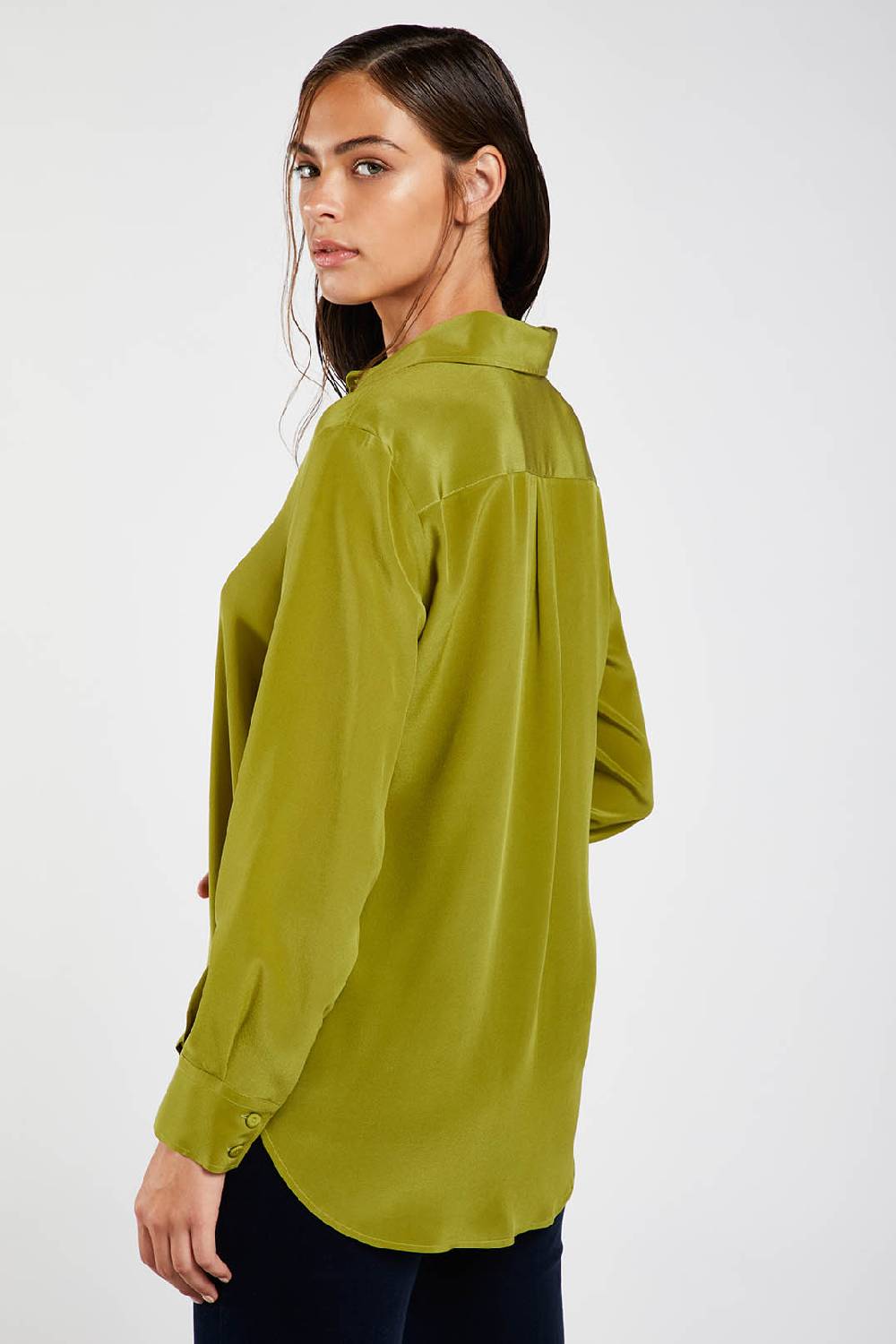 Piazza Sempione Camicia uomo in crepe de chine di seta Prezzo Ridotto