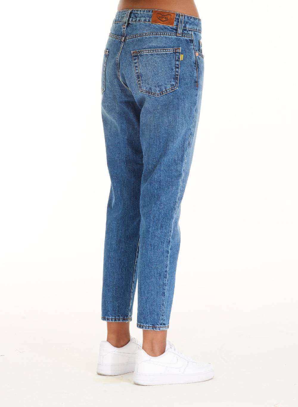 Pop84 Jeans vita bassa boy-friend modello Marika Vendite Flash