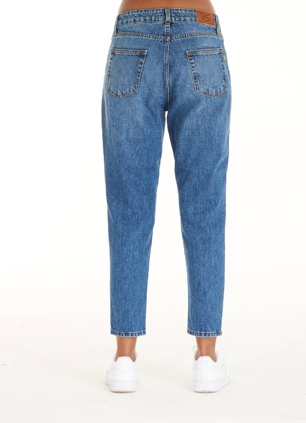 Pop84 Jeans vita bassa boy-friend modello Marika Vendite Flash