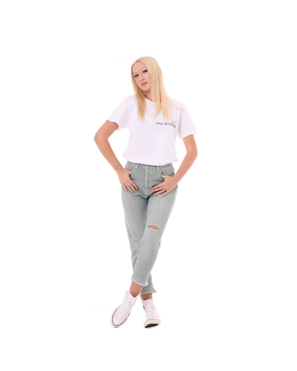 Pop84 T-shirt POP84 'Today I Feel Beautiful' In Saldo