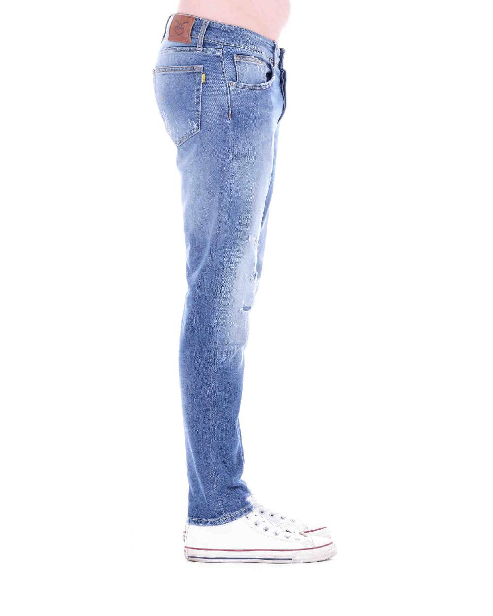 Pop84 Jeans Capri con rotture slim fit Consegna Veloce