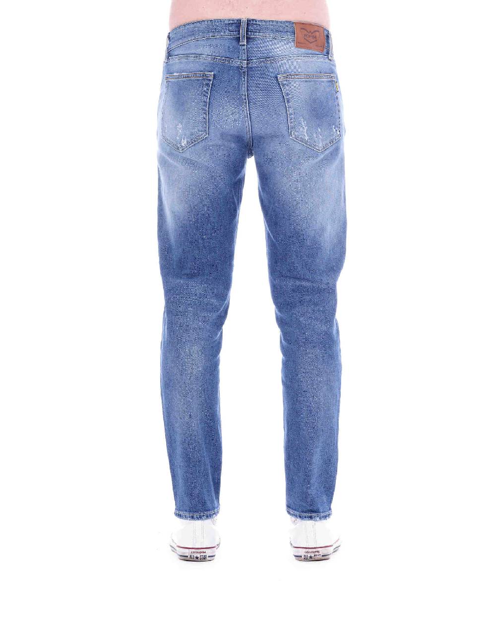 Pop84 Jeans Capri con rotture slim fit Consegna Veloce