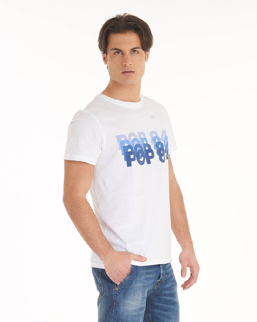 Pop84 T-shirt Scritta POP84 Saldi