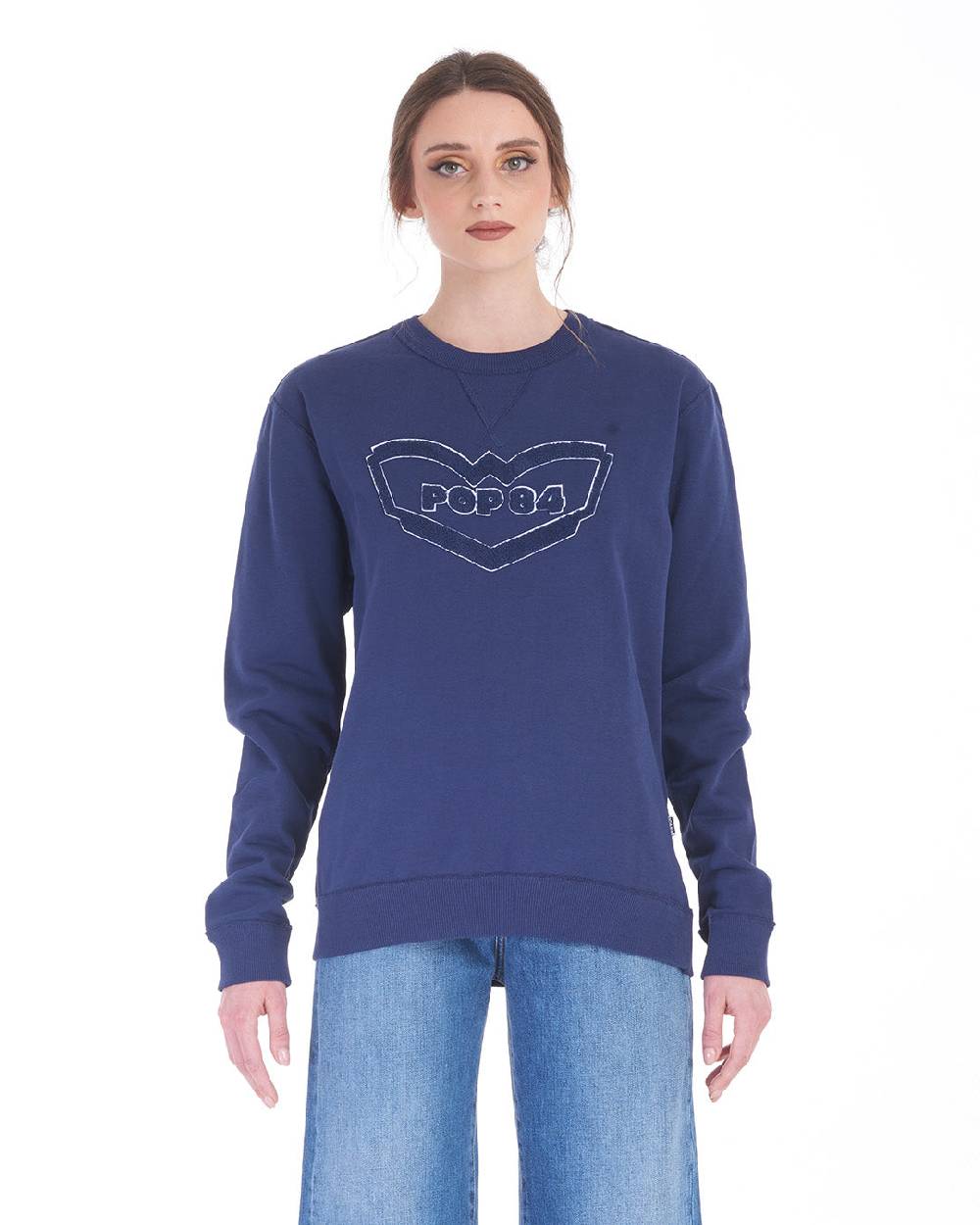 Pop84 Felpa Logo POP84 Vendita Calda