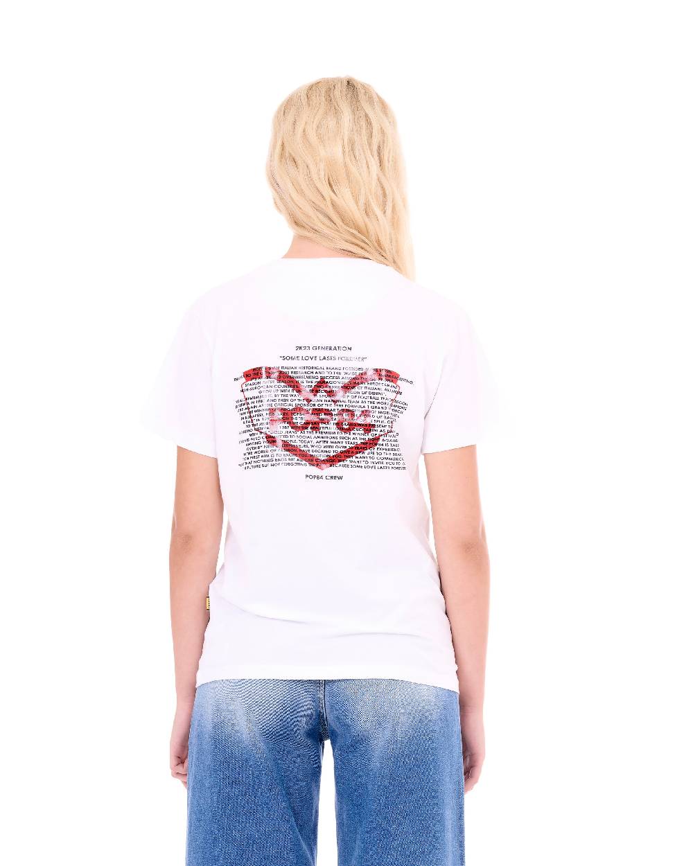 Pop84 T-shirt POP84 'Some Loves Last Forever' Italia