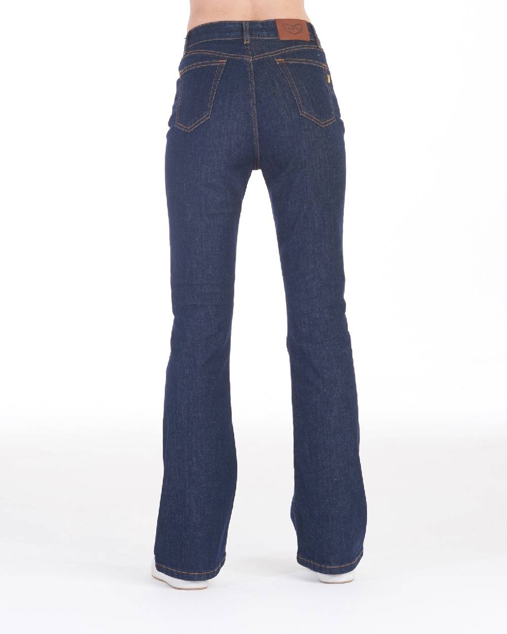 Pop84 Jeans zampa modello Francy lavaggio scuro Qualità