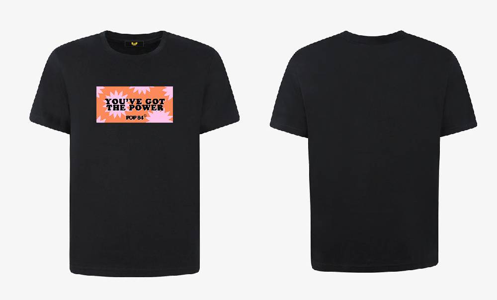 Pop84 T-shirt POP84 'You've Got The Power' Vendita