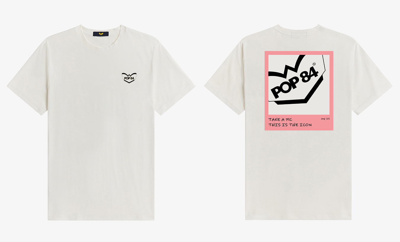 Pop84 T-shirt POP84 'Take A Pic This Is The Icon' Novità