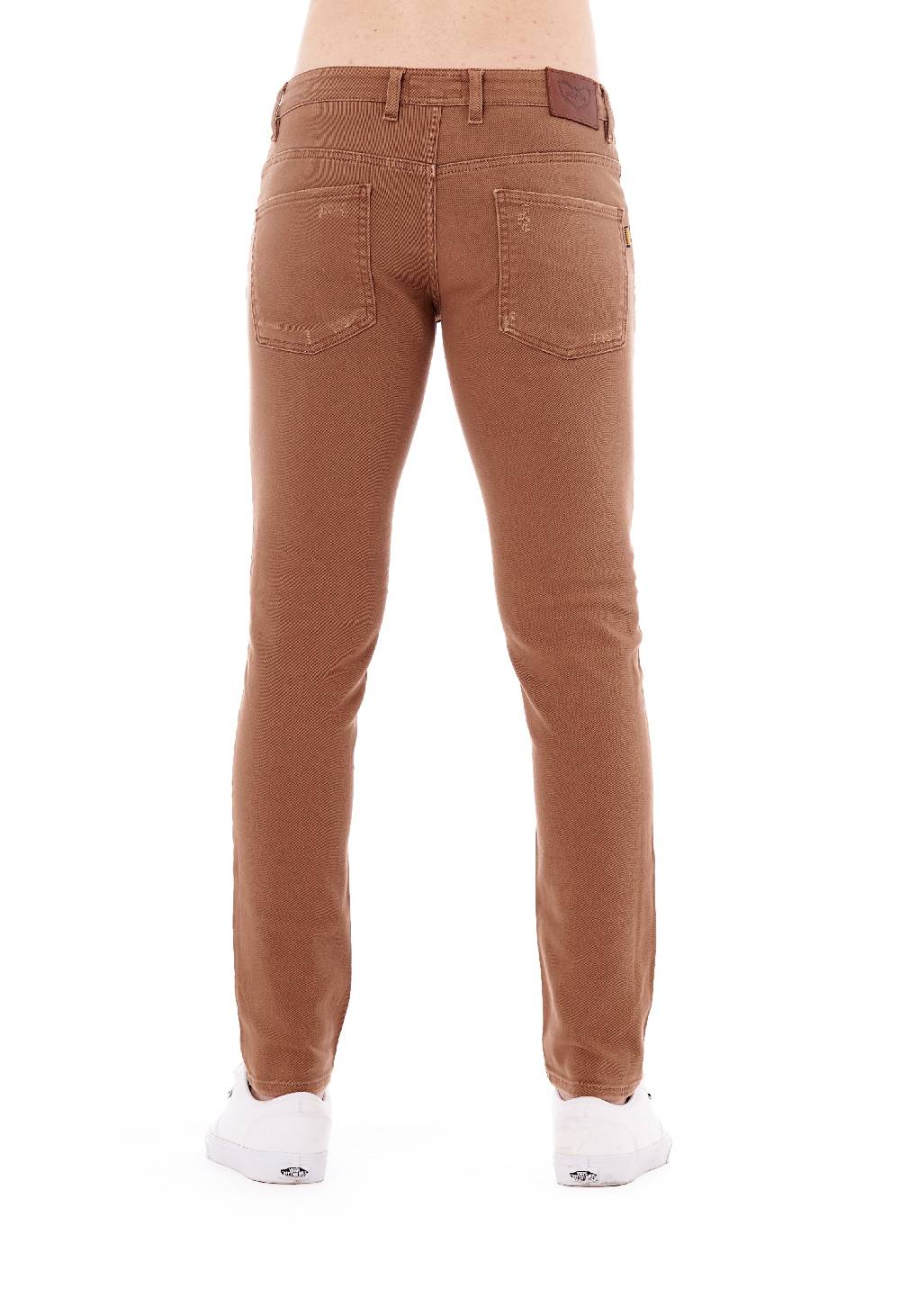 Pop84 Pantalone in bull denim con rotture modello Berlino Outlet