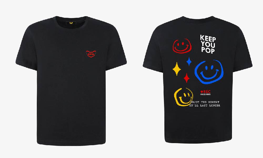 Pop84 T-shirt POP84 'Keep You Pop' Ultimi tre giorni