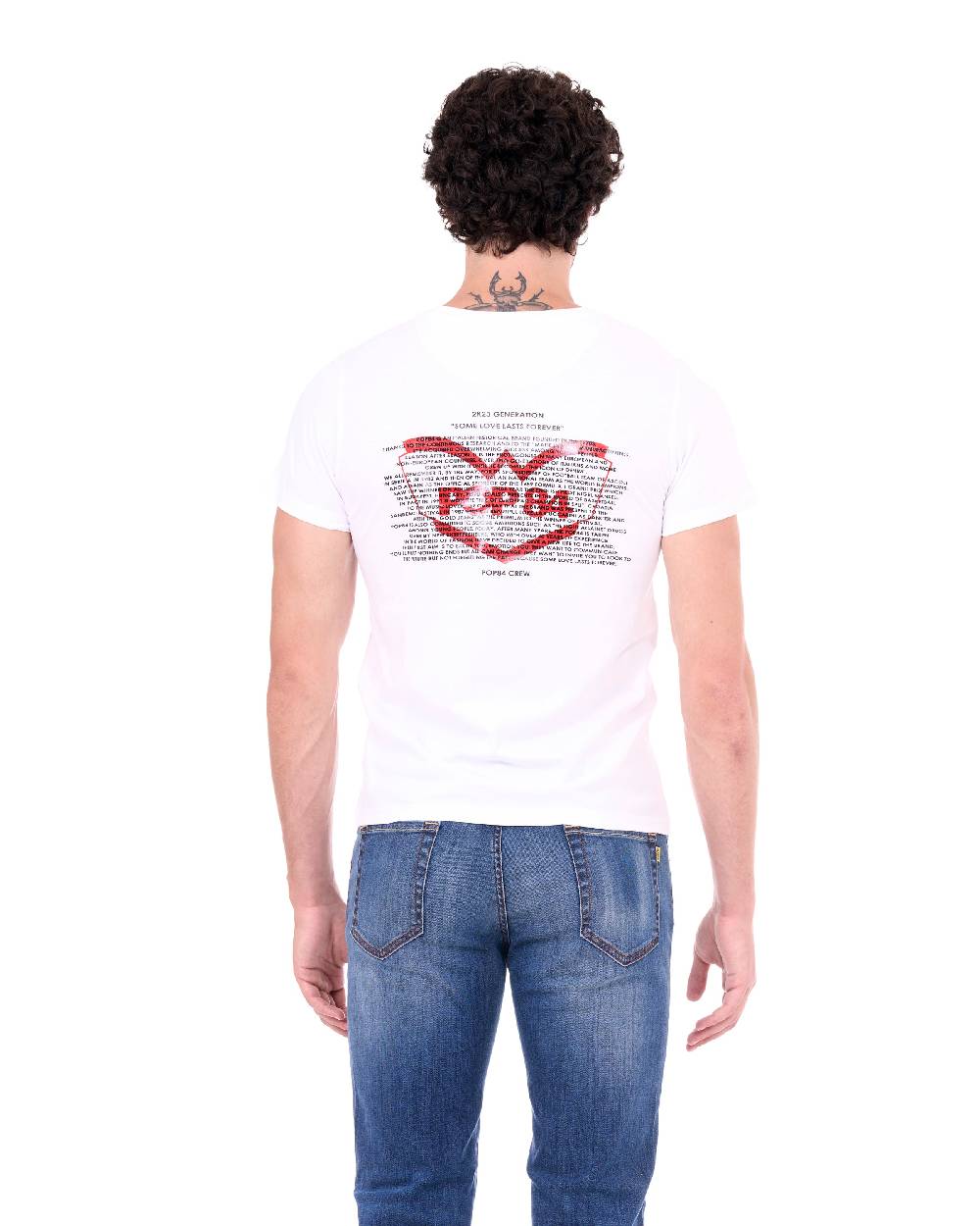 Pop84 T-shirt POP84 'Some Loves Last Forever' Vendita Calda