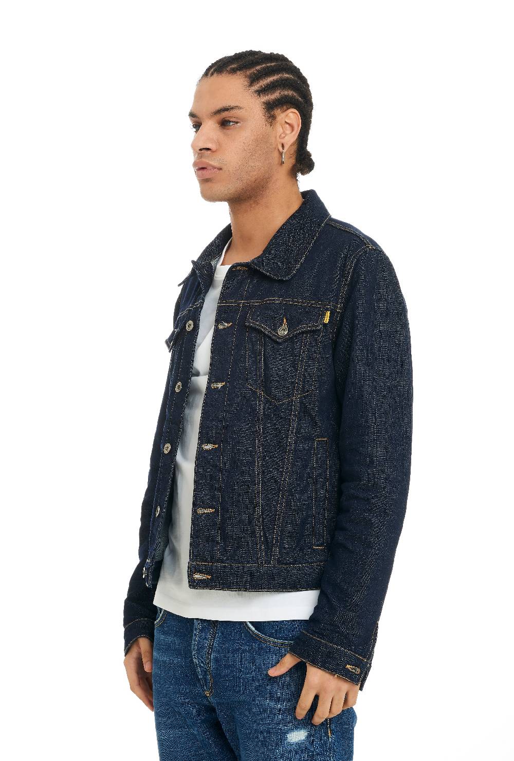 Pop84 Giubbino jeans lavaggio scuro Vendite Flash