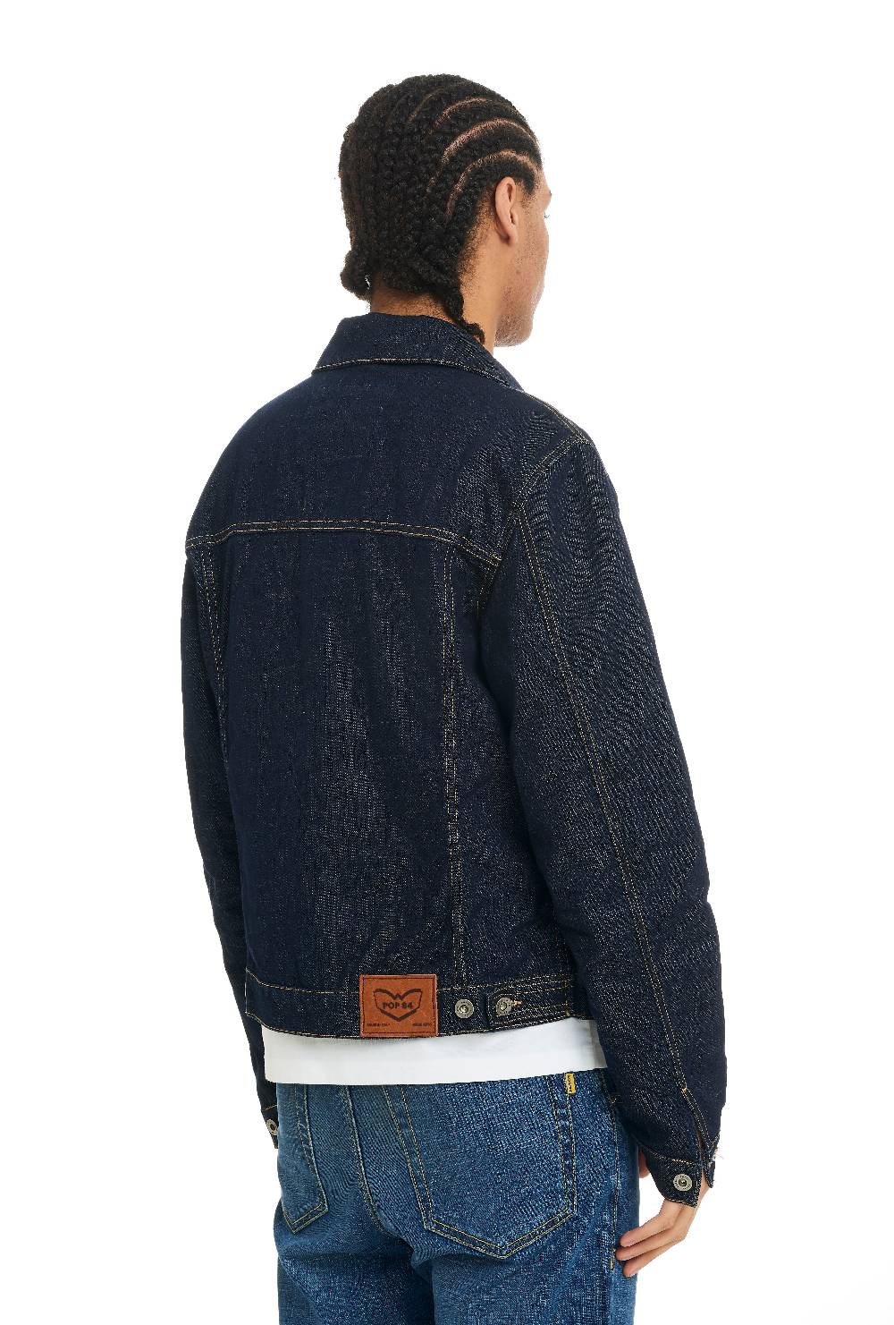 Pop84 Giubbino jeans lavaggio scuro Vendite Flash