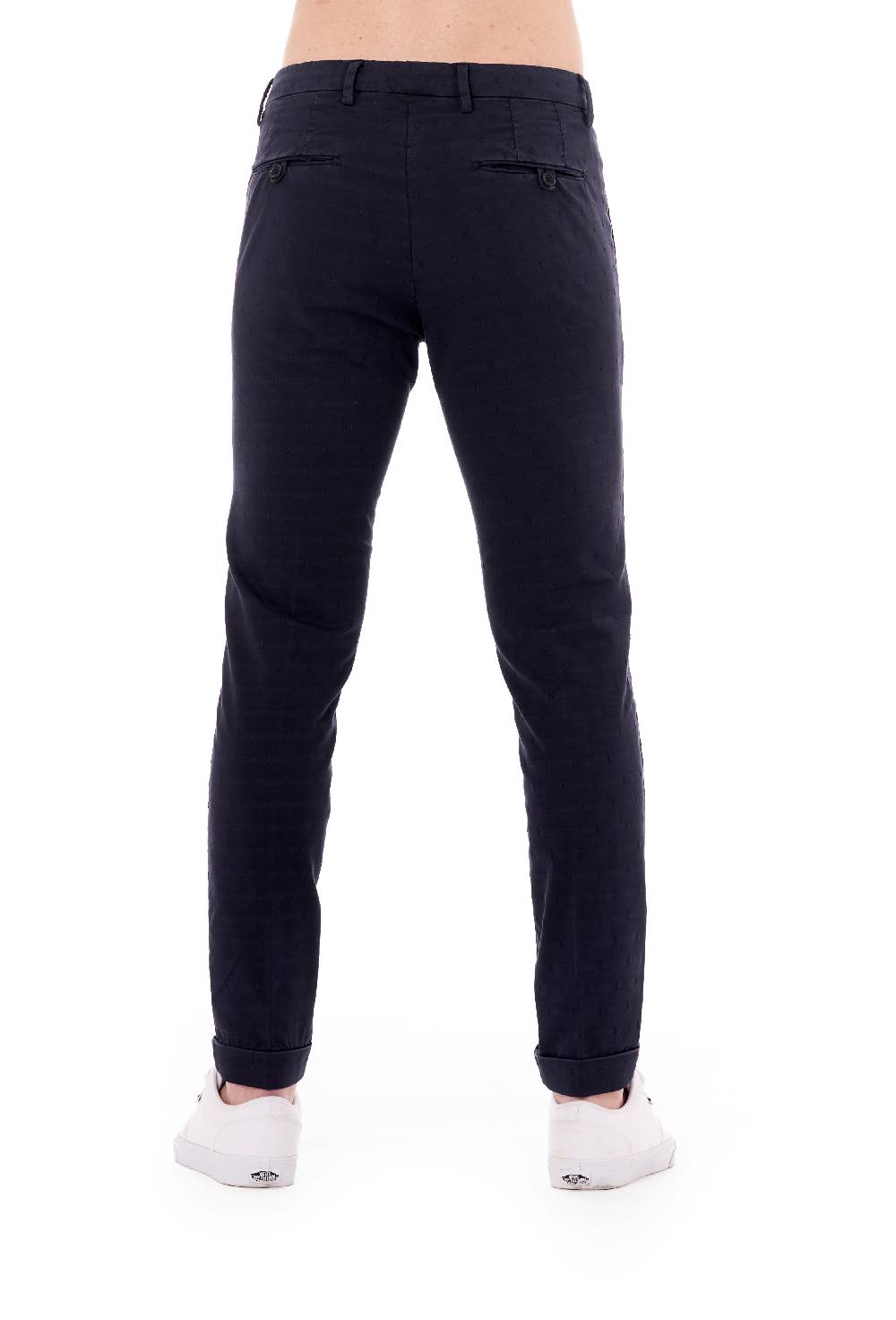 Pop84 Pantalone chino con micro ricami modello Milano In Saldo