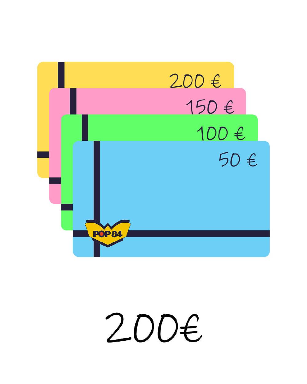Pop84 POP84 Gift Card Nuovo