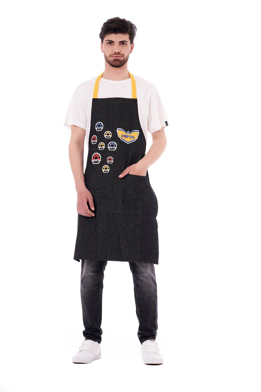Pop84 Grembiule Jeans POP84 Soddisfazione Garantita