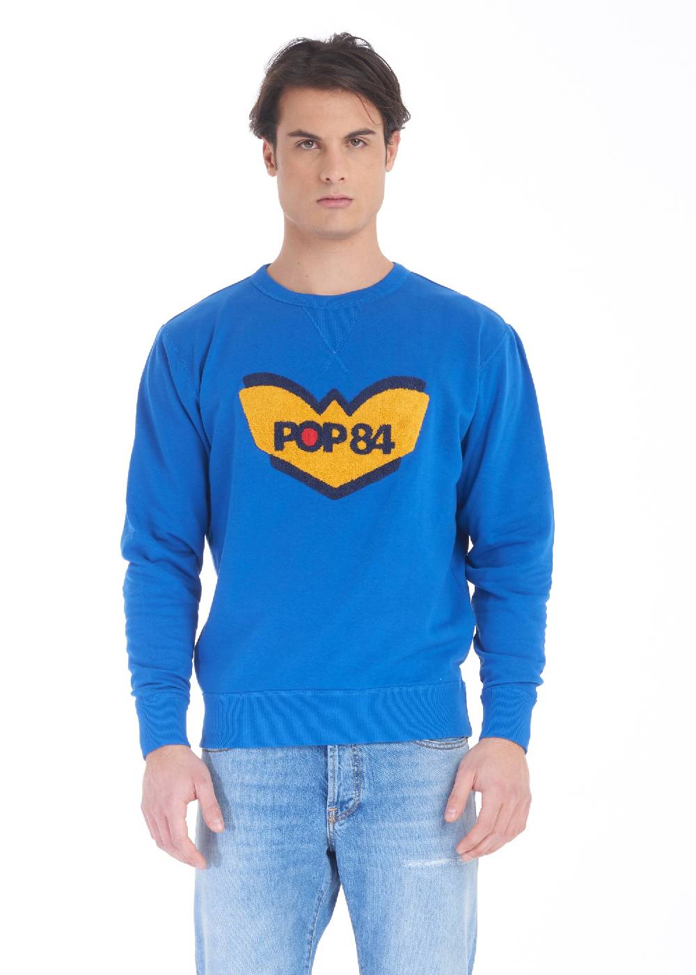 Pop84 Felpa Icon Logo POP84 Qualità Garantita