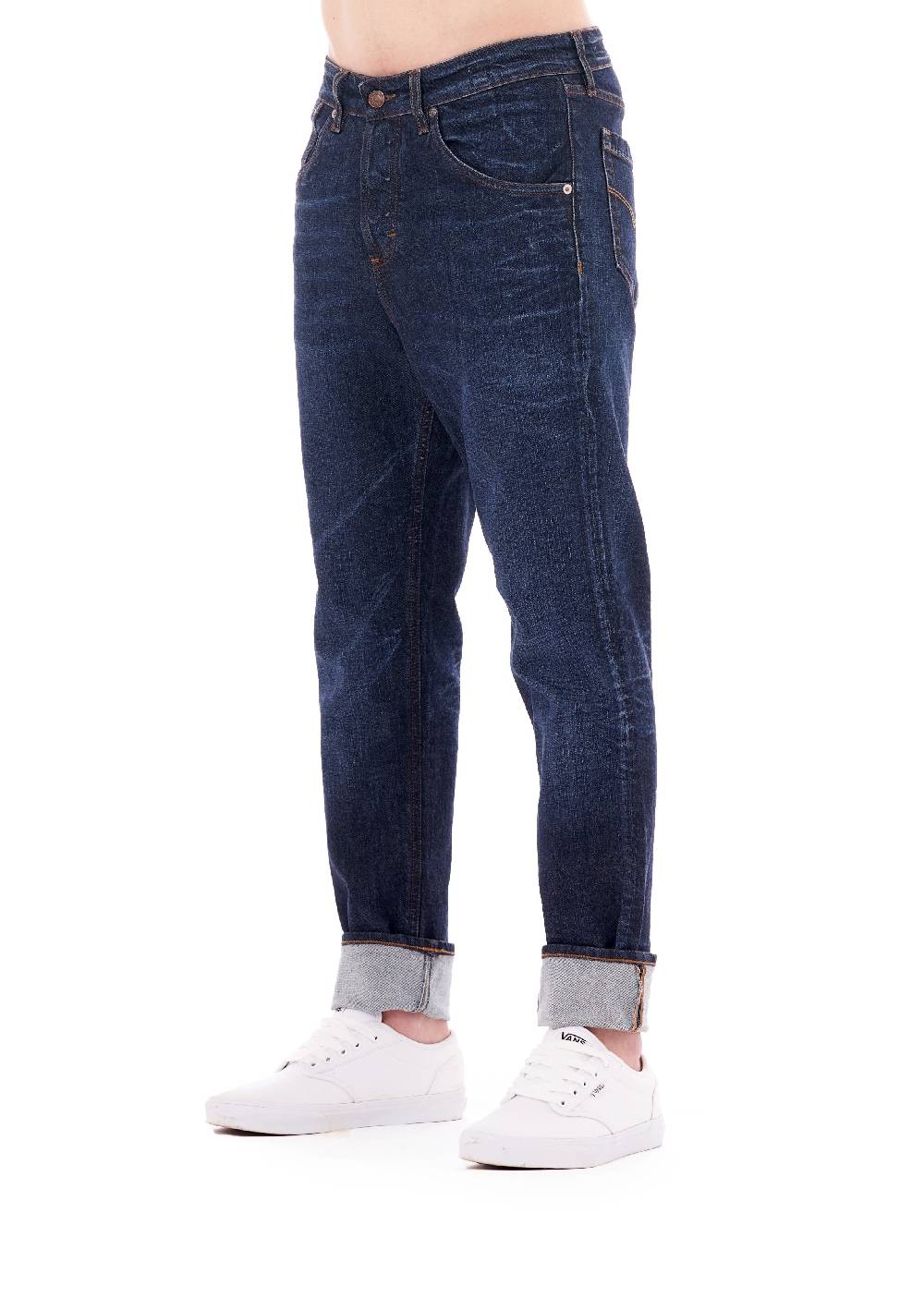 Pop84 Jeans 5 tasche cavallo basso modello Firenze Consegna Veloce