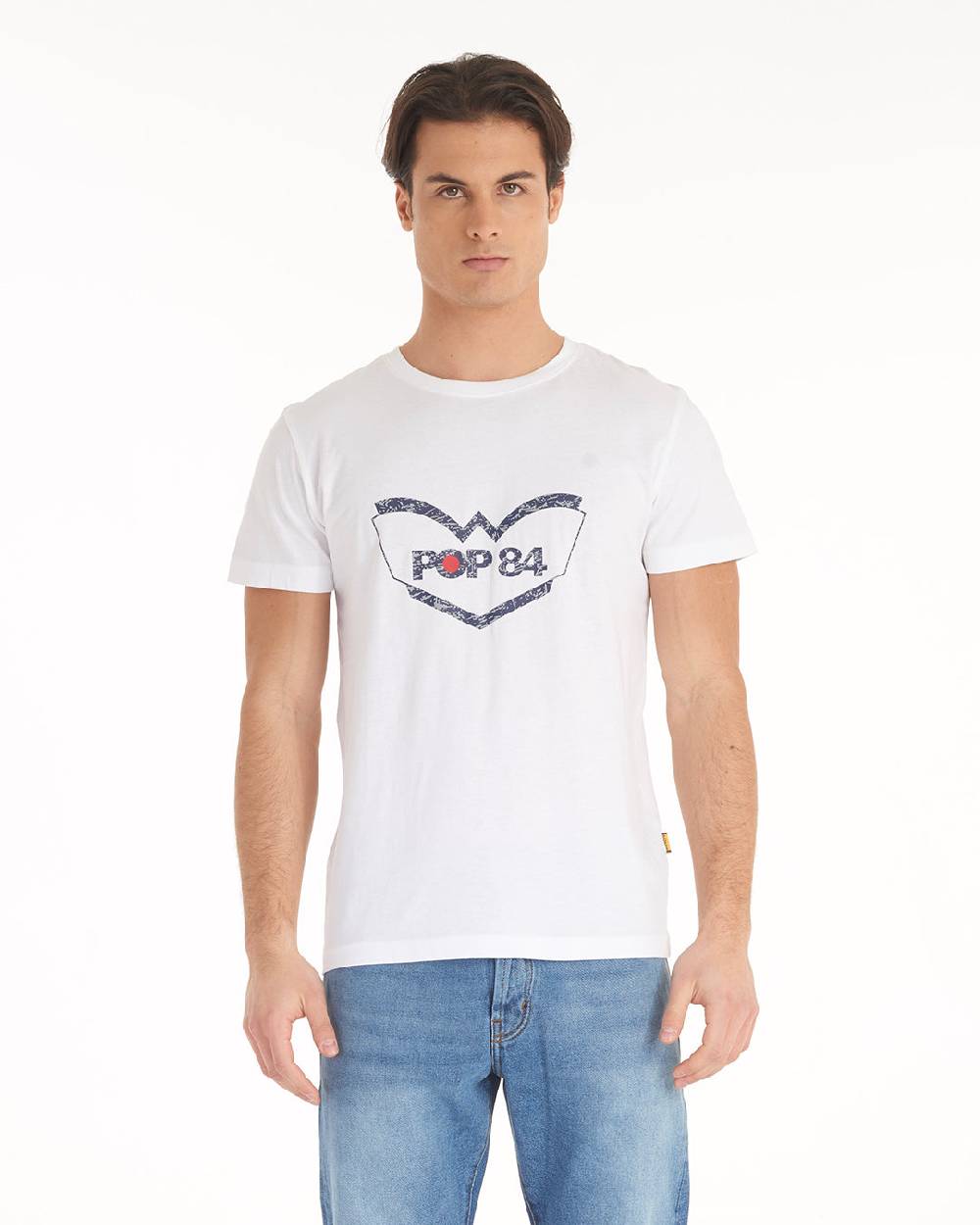Pop84 T-shirt Logo Gommato POP84 Affare Del Giorno