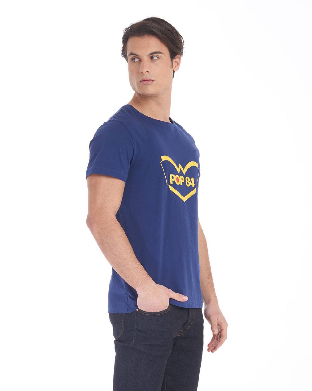 Pop84 T-shirt Logo Gommato POP84 Affare Del Giorno