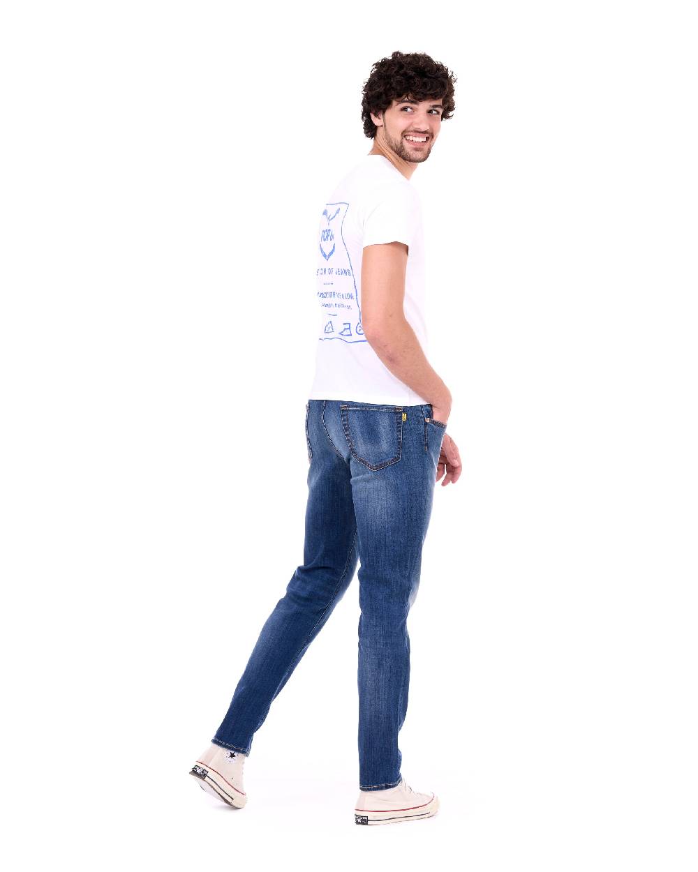 Pop84 T-shirt POP84 'The Icon Of Jeans' Sottocosto