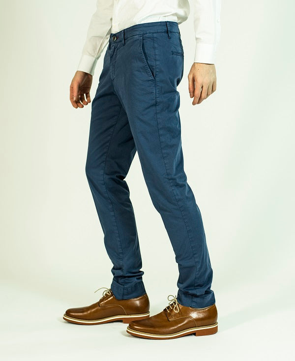 Pop84 Pantalone slim fit modello Milano con taschino Economico