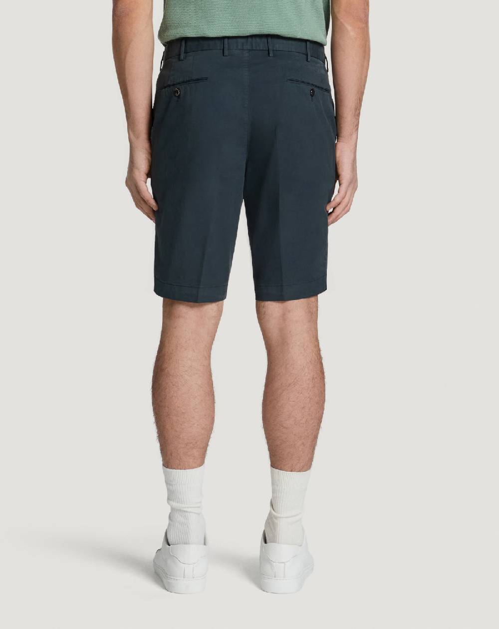 Pt Torino Bermuda in gabardina stretch Vendita Economica