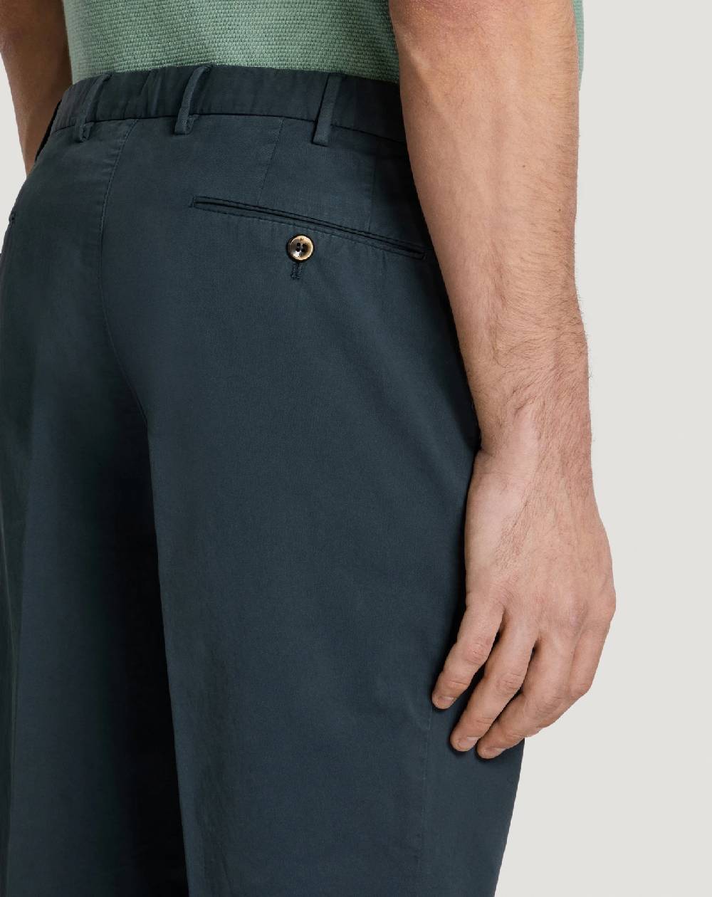Pt Torino Bermuda in gabardina stretch Vendita Economica