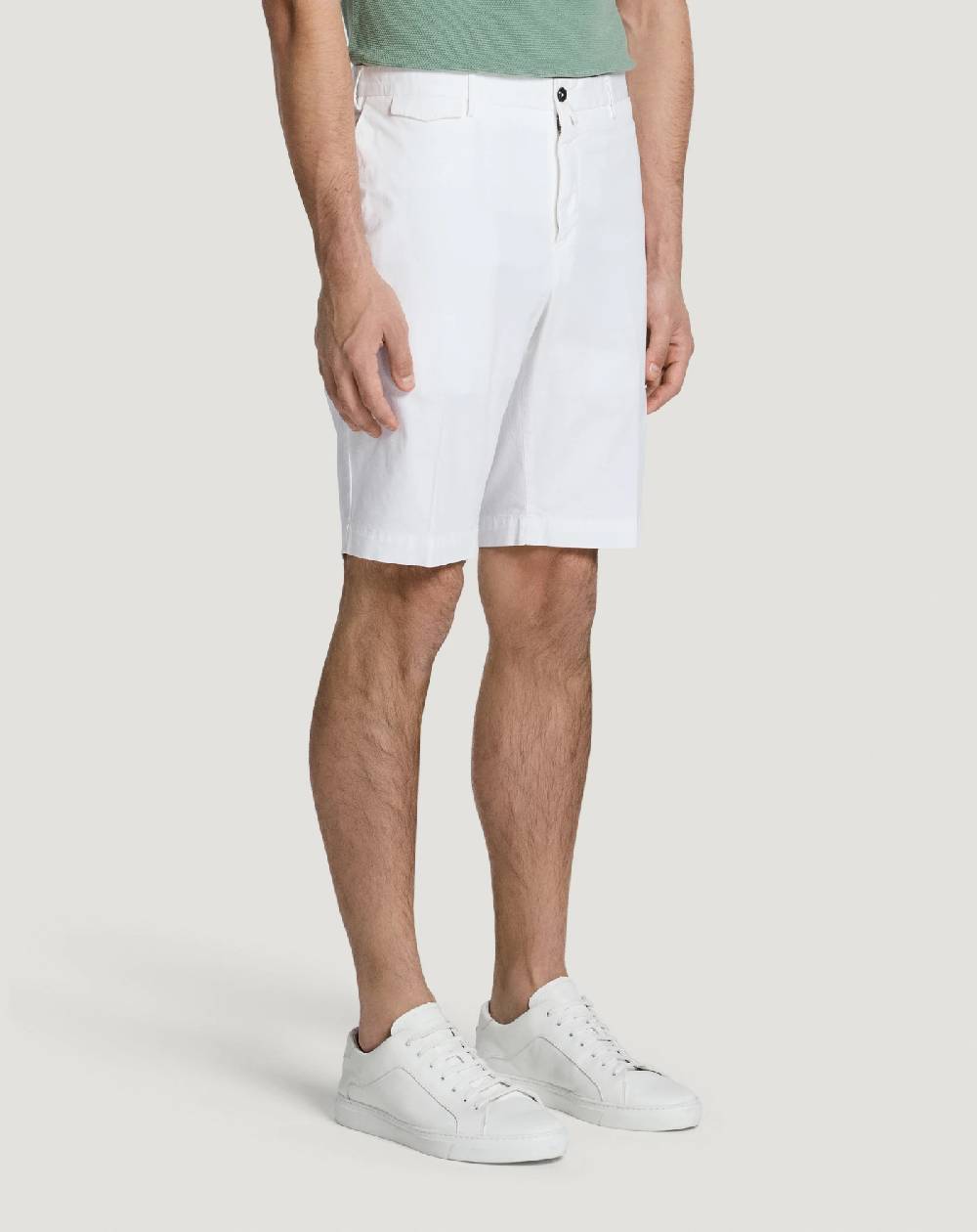 Pt Torino Bermuda in gabardina stretch Vendite Flash