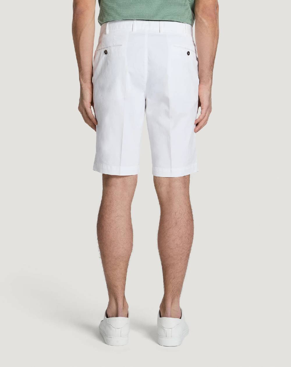 Pt Torino Bermuda in gabardina stretch Vendite Flash