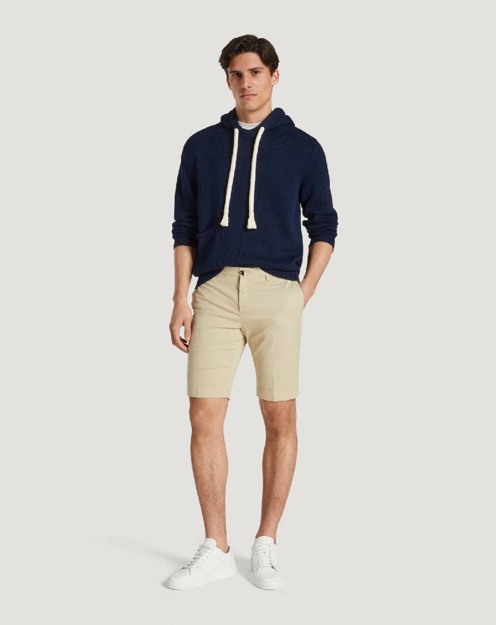 Pt Torino Bermuda in gabardina stretch Nuovo