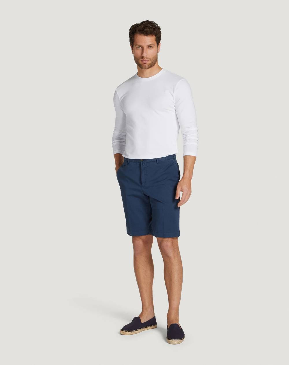 Pt Torino Bermuda in gabardina stretch Negozi Online