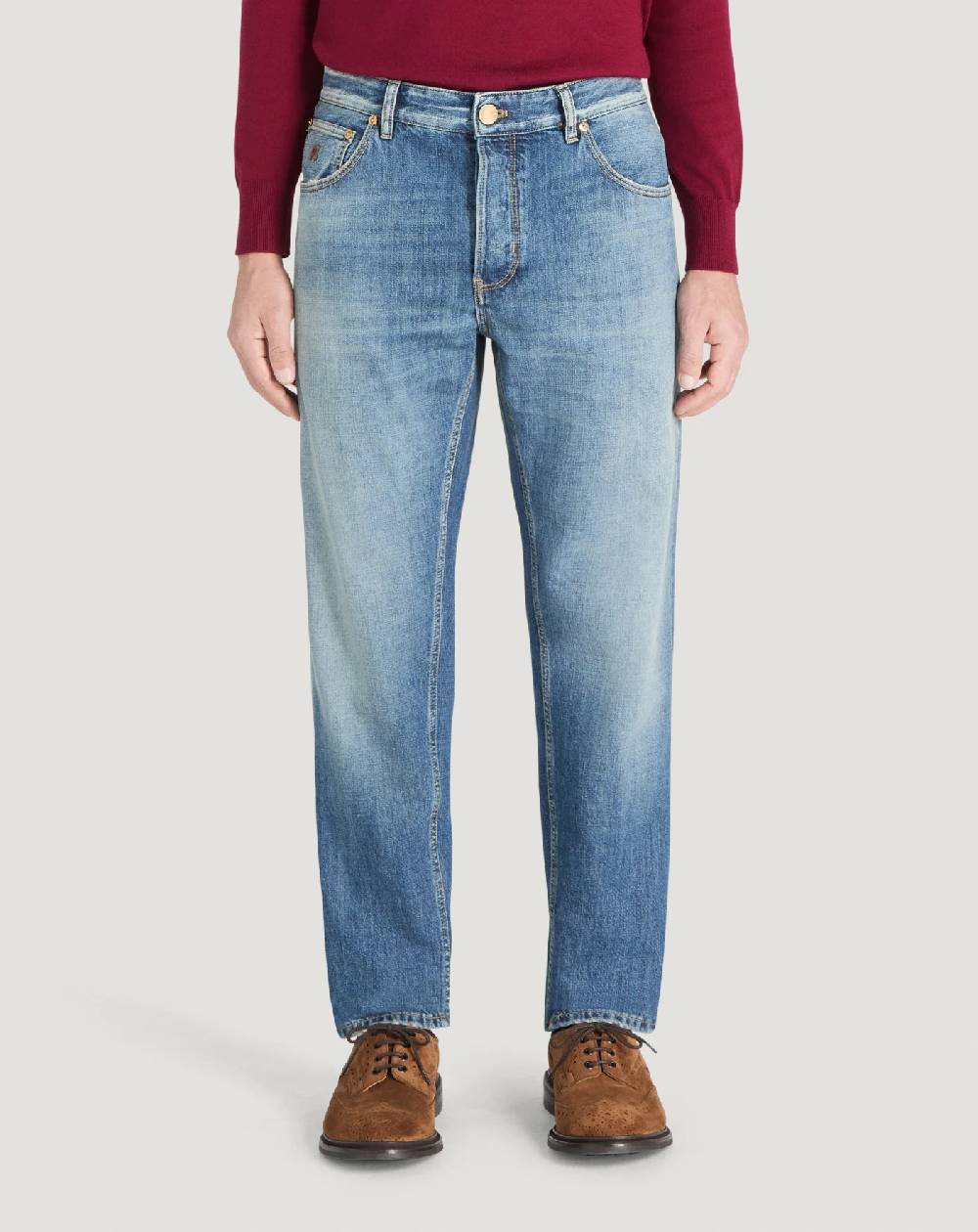 Pt Torino Jeans Reggae in denim di cotone Saldi