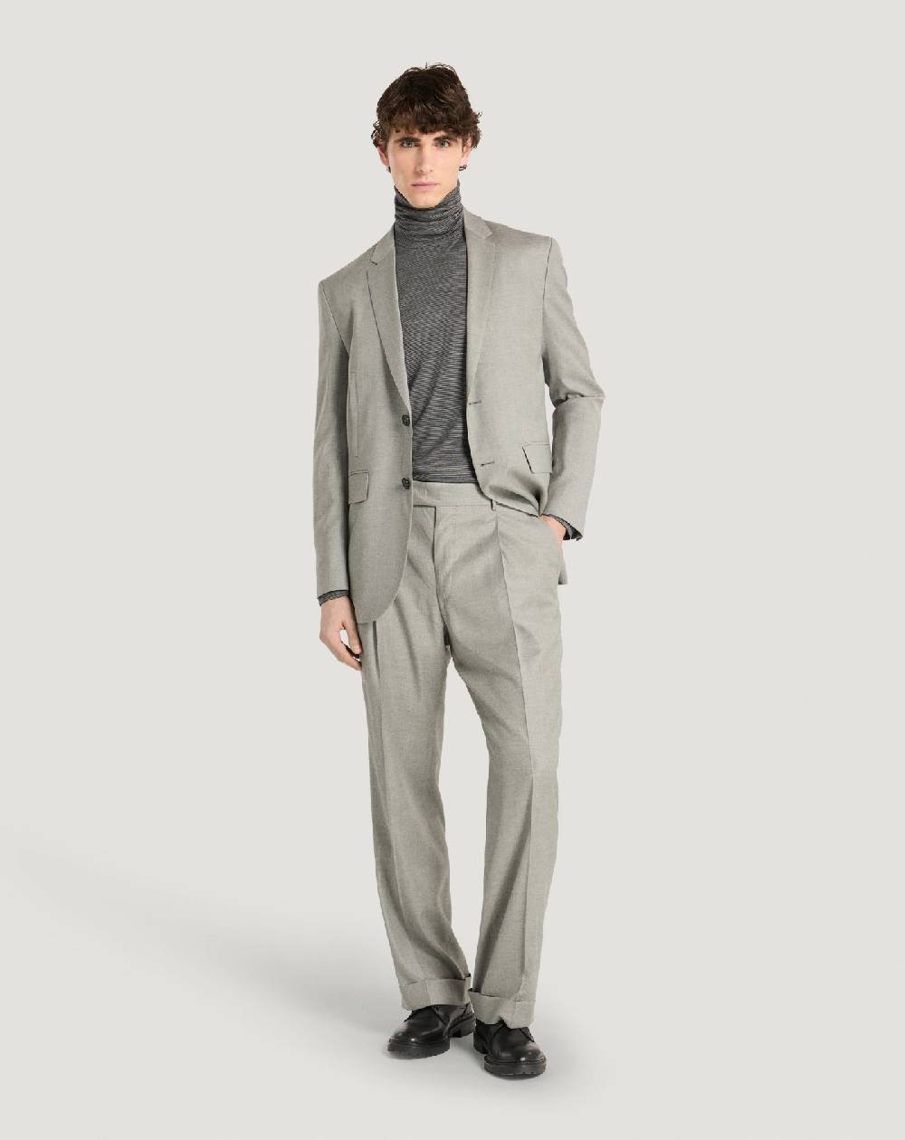 Pt Torino Pantaloni Quindici in twill di lana fluida Vendita Calda
