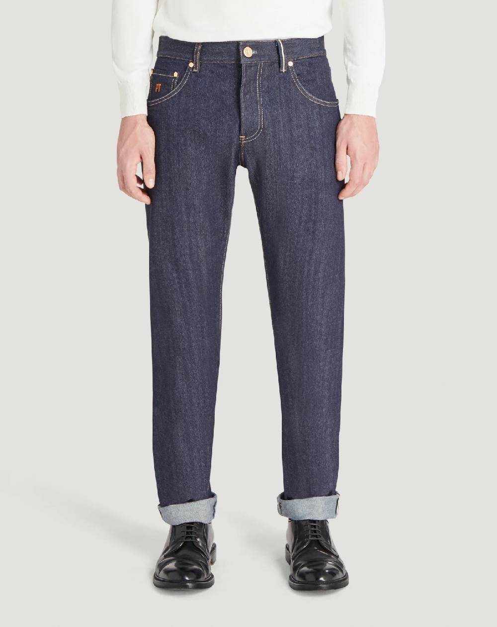 Pt Torino Jeans Breakbeat in denim organico stretch In Saldo