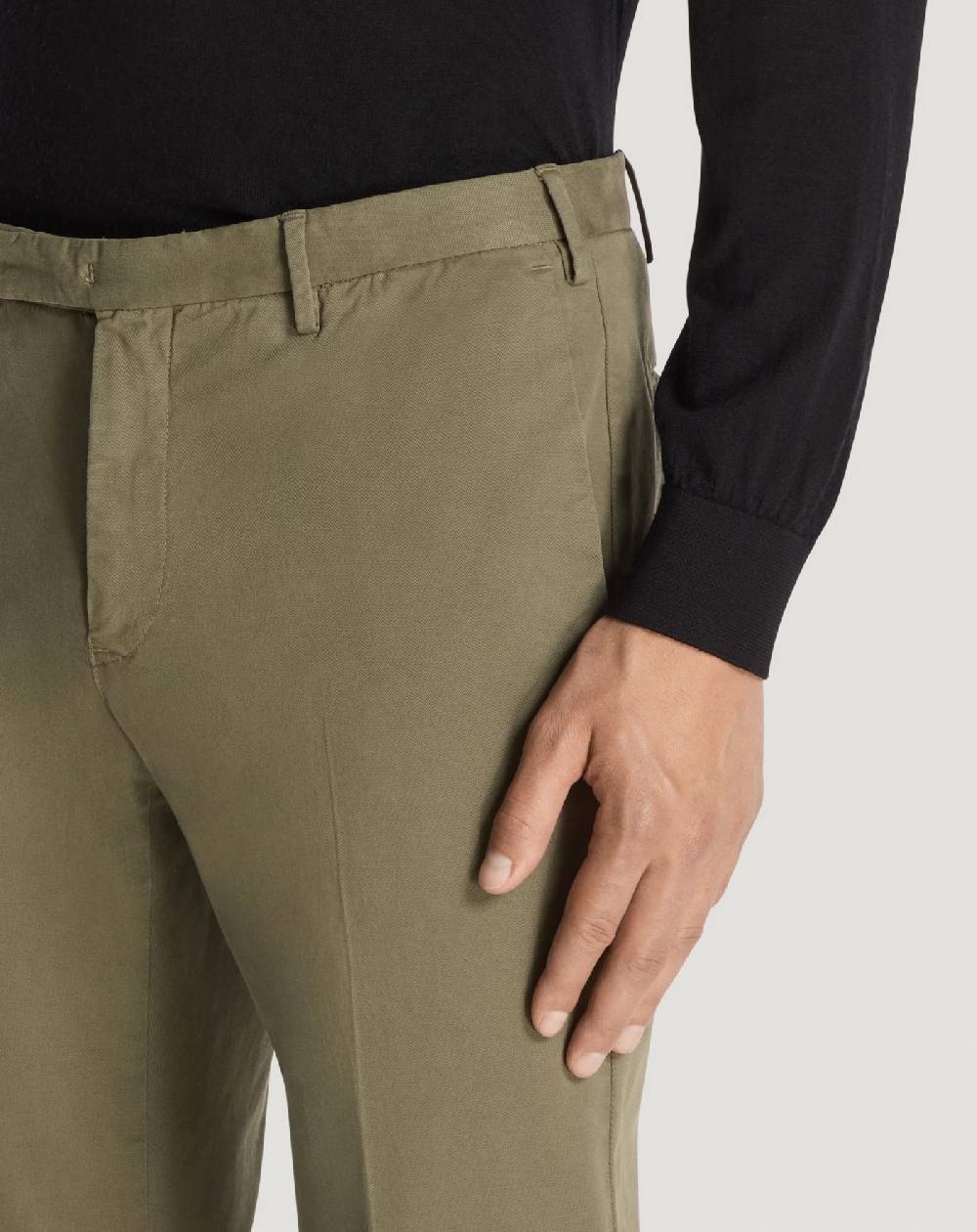 Pt Torino Pantaloni Skinny in cotone batavia Italy