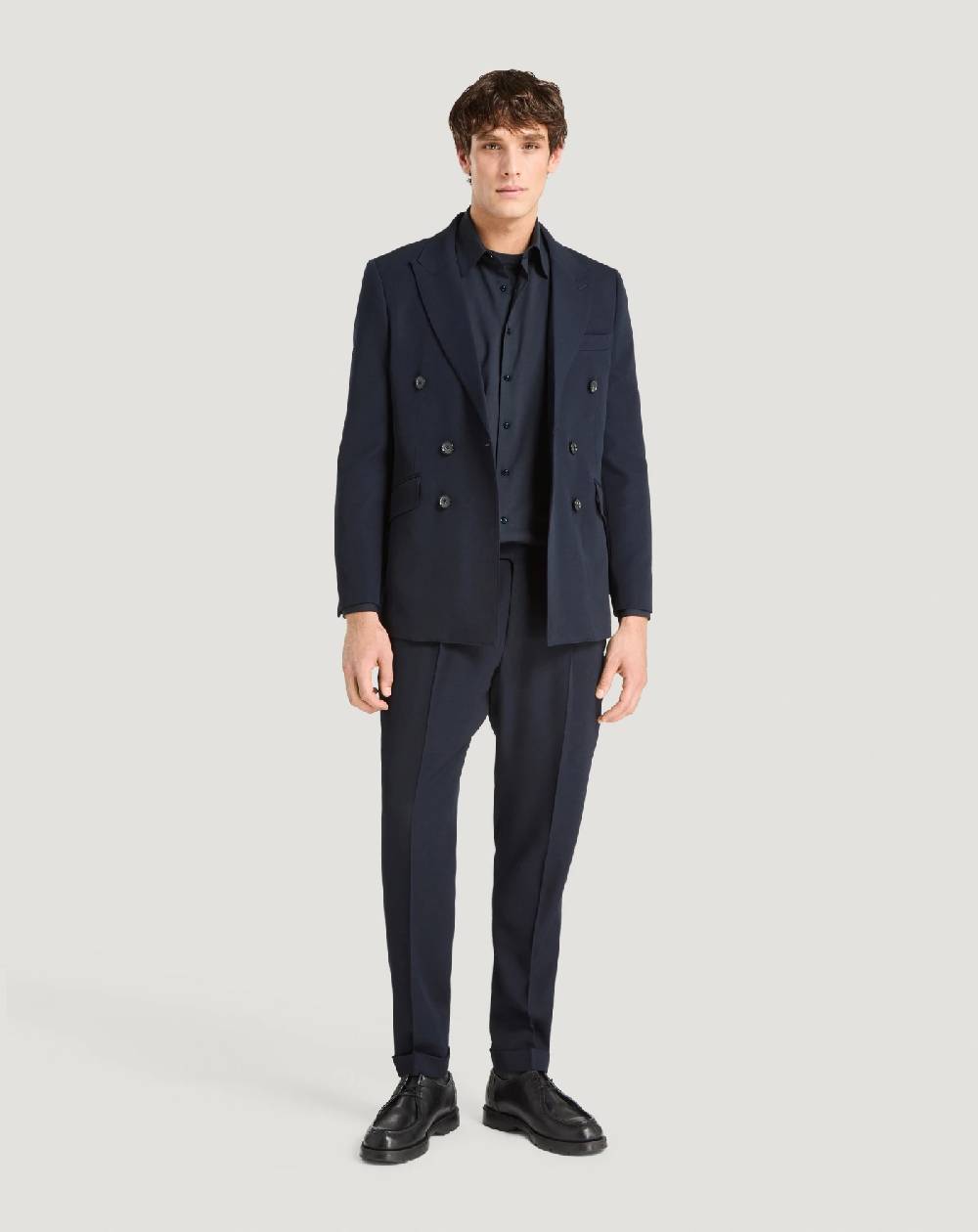 Pt Torino Blazer in lana granité Pezzi Unici